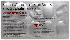 Zincofer Xt Tablet 10